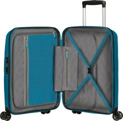 American Tourister Reiskoffer - Bon Air Dlx Spinner 55/20 Tsa (Handbagage) Seaport Blue -Bagage En Reistassen 1200x1176 1