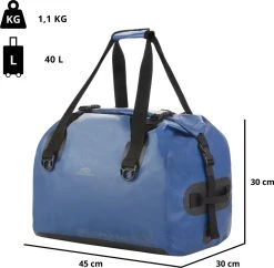 Dutch Mountains Reistas 40ltr – Waterdichte Duffelbag – Sporttas – Travelbag - Roll-top Sluiting – Blauw 12 Dutch Mountains Reistas 40ltr – Waterdichte Duffelbag – Sporttas – Travelbag - Roll-top Sluiting – Blauw -Bagage En Reistassen 1200x1176 6
