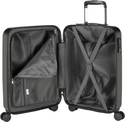 Princess Traveller Harlem - Handbaggage Koffer - Zwart - S - 55cm -Bagage En Reistassen 1200x1177 2