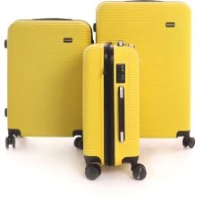 AttitudeZ Air-Z Handbagage Koffer Geel 55cm - TSA-slot 14 AttitudeZ Air-Z Handbagage Koffer Geel 55cm - TSA-slot -Bagage En Reistassen 1200x1177