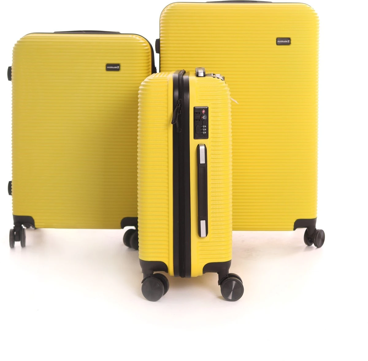 AttitudeZ Air-Z Handbagage Koffer Geel 55cm - TSA-slot 7 AttitudeZ Air-Z Handbagage Koffer Geel 55cm - TSA-slot - Afbeelding 7