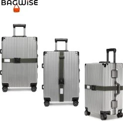 2 X Kofferriem - Bagage Band - Luggage Belt - Bagage Gordel - Met SlideLock En Adreslabel - Afstelbaar - 200cm X 5 Cm - Khaki 12 2 X Kofferriem - Bagage Band - Luggage Belt - Bagage Gordel - Met SlideLock En Adreslabel - Afstelbaar - 200cm X 5 Cm - Khaki -Bagage En Reistassen 1200x1182 5