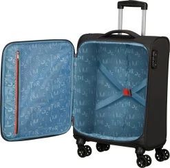 American Tourister Reiskoffer - Sea Seeker Spinner 55cm (Handbagage)- Charcoal Grey -Bagage En Reistassen 1200x1185