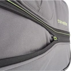 Travelite Basics Wheeled Duffle 70cm Expandable Grey/Green -Bagage En Reistassen 1200x1186 4