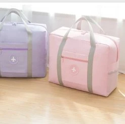 Merkloos Opvouwbare Reistas Roze - Opbergtas - Weekendtas - Reistas Voor Handbagage - Opvouwbare Reistassen Dames - Reistas Voor Op Koffer - Dames Tas - Damestas - Tas Voor Reizen - Sporttas -Bagage En Reistassen 1200x1186 5