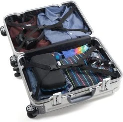 Aluminium Handbagage Koffer Mozzel Darrow - Reiskoffer Met Wielen - 51cm - Harde Koffer - Zilver -Bagage En Reistassen 1200x1190 4