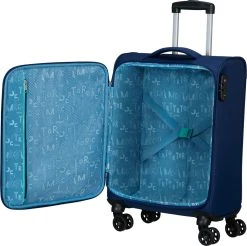 American Tourister Reiskoffer - Sea Seeker Spinner 55cm (Handbagage)- Combat Navy -Bagage En Reistassen 1200x1193 1