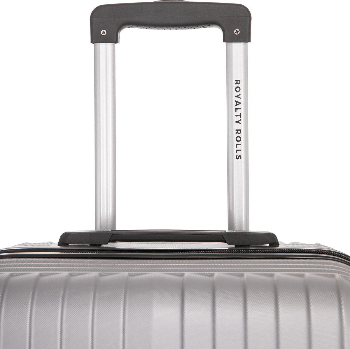 Royalty Rolls Amsterdam Handbagage Koffer 52 Cm - 25 Liter - Zilvergrijs 4 Royalty Rolls Amsterdam Handbagage Koffer 52 Cm - 25 Liter - Zilvergrijs - Afbeelding 4