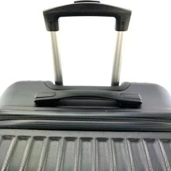 AATravel M Reiskoffer - Trolley ABS - Met Dubbele Wielen - 66 Cm - 66 Liter - Zwart -Bagage En Reistassen 1200x1196 6