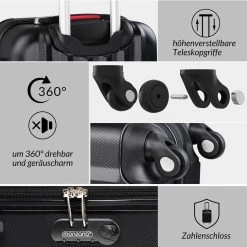 Monzana Hard Case Koffer Baseline L Zwart -Bagage En Reistassen 1200x1200 1031