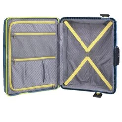 CarryOn Steward TSA Reiskoffer - 65cm Trolley Met Kliksloten - Dubbele Wielen - Blauw -Bagage En Reistassen 1200x1200 1135
