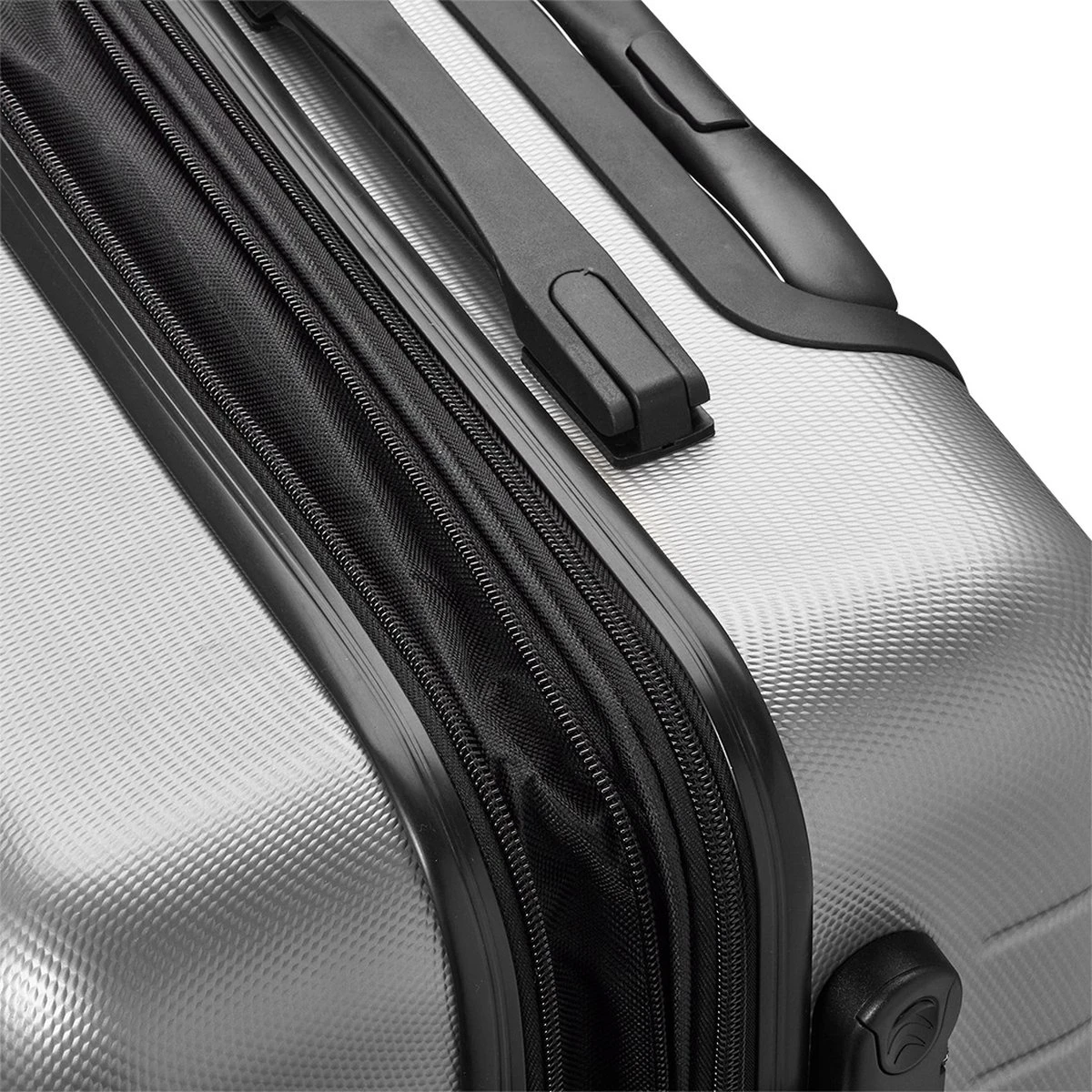 Swiss Alpine 2.0 - Reiskoffer - 67 Cm - 4 Wielen - Zilver 7 Swiss Alpine 2.0 - Reiskoffer - 67 Cm - 4 Wielen - Zilver - Afbeelding 7