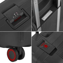 CarryOn Protector Luxe Reiskoffer - Trolley 66cm Met TSA-klikslot En OKOBAN - Ultrasterk - Zwart -Bagage En Reistassen 1200x1200 1229