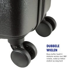 Princess Traveller Harlem - Reiskoffer - Zwart - L - 76cm -Bagage En Reistassen 1200x1200 1254