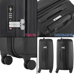 CarryOn Skyhopper Reiskoffer - 68.5cm TSA Trolley Met Expander En OKOBAN - Zwart -Bagage En Reistassen 1200x1200 1280