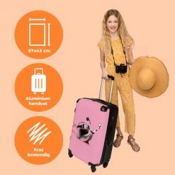 NoBoringSuitcases.com® Koffer Groot - Slak - Roze - Meisjes - Racen - Trolley Koffer Met TSA-slot - Met Wielen - 90 Liter - Reiskoffer - 66 Cm 10 NoBoringSuitcases.com® Koffer Groot - Slak - Roze - Meisjes - Racen - Trolley Koffer Met TSA-slot - Met Wielen - 90 Liter - Reiskoffer - 66 Cm -Bagage En Reistassen 1200x1200 1291