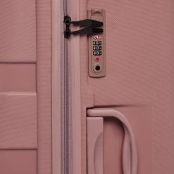 ©TROLLEYZ - Paris No.5 - Reiskoffer - 69cm Met TSA Slot - Dubbele Wielen - 360° Spinners - 100% Polypropyleen - Reiskoffer In Rose Blush -Bagage En Reistassen 1200x1200 1400