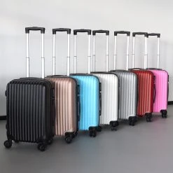 Handbagage Koffer 55cm Roze 4 Wielen Trolley Met Pin Slot -Bagage En Reistassen 1200x1200 141