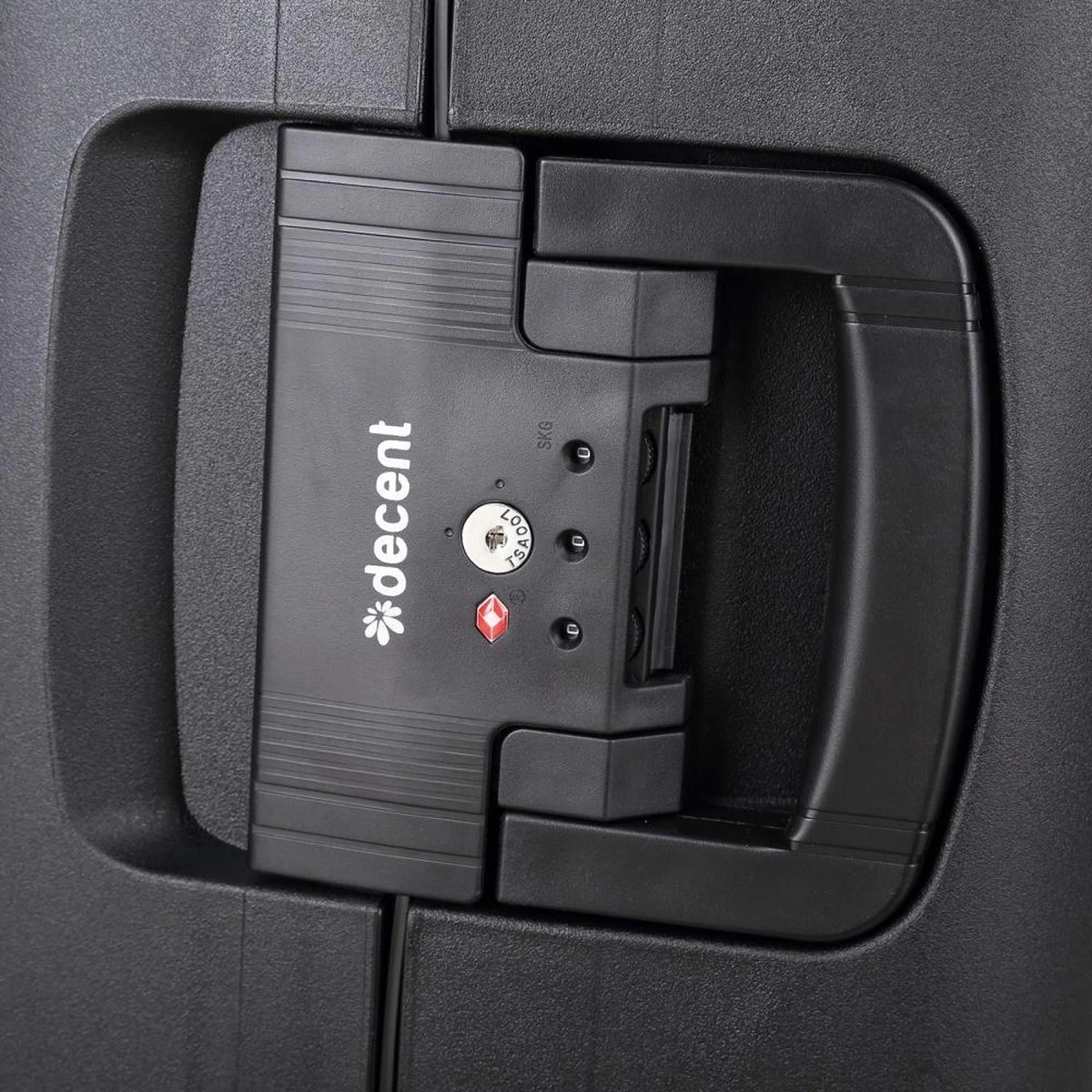 Decent Transit Handbagage Koffer - 55 Cm - Zwart 12 Decent Transit Handbagage Koffer - 55 Cm - Zwart - Afbeelding 12