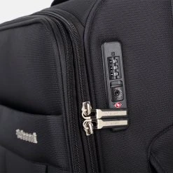 Decent D-Upright Handbagage Koffer - 55 Cm - TSA Slot - Zwart -Bagage En Reistassen 1200x1200 160