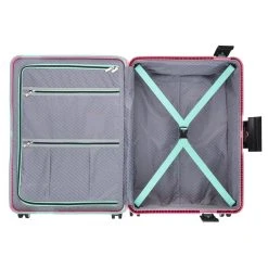 CarryOn Steward TSA Reiskoffer - 65cm Trolley Met Kliksloten - Dubbele Wielen - Roze -Bagage En Reistassen 1200x1200 1707