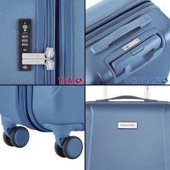 CarryOn Skyhopper Reiskoffer - 78cm TSA Trolley Met OKOBAN - Dubbele Wielen - Blauw -Bagage En Reistassen 1200x1200 1732