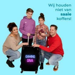 NoBoringSuitcases.com® Koffer Groot - Gaming - Quotes - Neon - Gaming Diva - Vrouwen - Trolley Koffer Met TSA-slot - Met Wielen - 90 Liter - Reiskoffer - 66 Cm 12 NoBoringSuitcases.com® Koffer Groot - Gaming - Quotes - Neon - Gaming Diva - Vrouwen - Trolley Koffer Met TSA-slot - Met Wielen - 90 Liter - Reiskoffer - 66 Cm -Bagage En Reistassen 1200x1200 1760