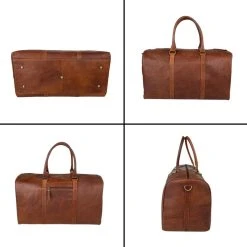 Fana Bags Leren Weekendtas Cognac - Leren Reistas - Grote Reistas Leder - Cadeau Mannen - Reistas/Weekendtas/Sporttas Echt Leer - Duffel Bag -Bagage En Reistassen 1200x1200 1815