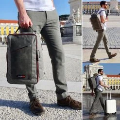 CabinMax Manhatten – Handbagage 20L – Rugzak – Schooltas - 40x20x25 Cm – Compact Reistas – Lichtgewicht – Grijs/Blauw 13 CabinMax Manhatten – Handbagage 20L – Rugzak – Schooltas - 40x20x25 Cm – Compact Reistas – Lichtgewicht – Grijs/Blauw -Bagage En Reistassen 1200x1200 1828