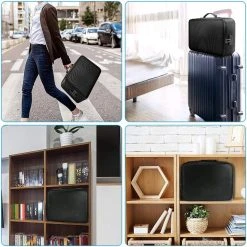 IBright Brandwerende Tas Voor Documenten - Waterdichte Organizer Reistas - Met Cijferslot - Zwart -Bagage En Reistassen 1200x1200 1925