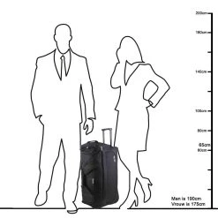 Enrico Benetti Orlando 35303 M Reistas / Sporttas Met Wielen 68 Liter - Blauw -Bagage En Reistassen 1200x1200 1970