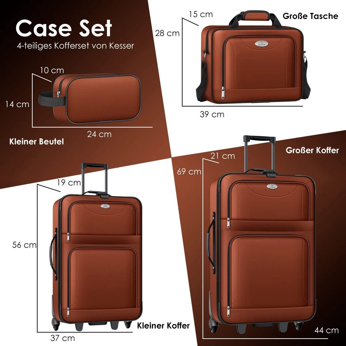 Merkloos Trolley Suitcase Set, Handbagage / Lightweight 4 Rolls Carry-on Trolley Suitcase Board Luggage Cabin Trolley Travel Suitcase Luggage, 1 Merkloos Trolley Suitcase Set, Handbagage / Lightweight 4 Rolls Carry-on Trolley Suitcase Board Luggage Cabin Trolley Travel Suitcase Luggage,