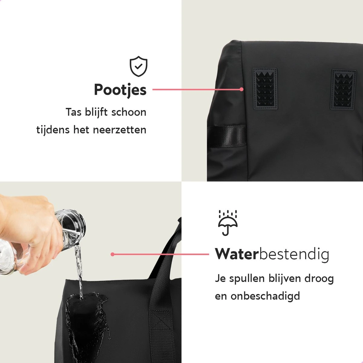 ONYX® Reistas 25L - Lichtgewicht Weekendtas - Sporttas - Waterafstotend En Duurzaam - Zwart 4 ONYX® Reistas 25L - Lichtgewicht Weekendtas - Sporttas - Waterafstotend En Duurzaam - Zwart - Afbeelding 4