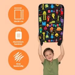 NoBoringSuitcases.com® Koffer - Monster - Kleuren - Kinderen - Ruimte - Past Binnen 55x40x20 Cm En 55x35x25 Cm - Handbagage - Trolley - Fotokoffer - Cabin Size - Print 12 NoBoringSuitcases.com® Koffer - Monster - Kleuren - Kinderen - Ruimte - Past Binnen 55x40x20 Cm En 55x35x25 Cm - Handbagage - Trolley - Fotokoffer - Cabin Size - Print -Bagage En Reistassen 1200x1200 203