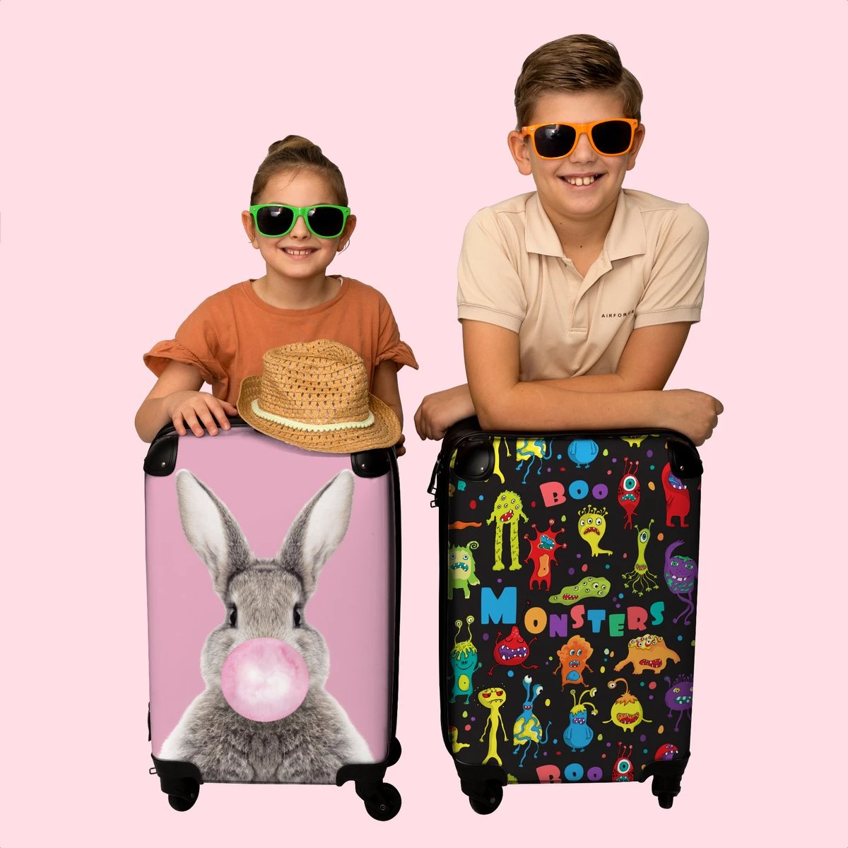 NoBoringSuitcases.com® Koffer - Monster - Kleuren - Kinderen - Ruimte - Past Binnen 55x40x20 Cm En 55x35x25 Cm - Handbagage - Trolley - Fotokoffer - Cabin Size - Print 7 NoBoringSuitcases.com® Koffer - Monster - Kleuren - Kinderen - Ruimte - Past Binnen 55x40x20 Cm En 55x35x25 Cm - Handbagage - Trolley - Fotokoffer - Cabin Size - Print - Afbeelding 7