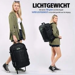 CabinMax Metz Reistas– Handbagage 44L- Rugzak – Schooltas - Backpack 55x40x20cm – Lichtgewicht - Zwart (MZ BK) 16 CabinMax Metz Reistas– Handbagage 44L- Rugzak – Schooltas - Backpack 55x40x20cm – Lichtgewicht - Zwart (MZ BK) -Bagage En Reistassen 1200x1200 2138