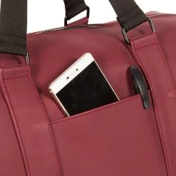 New Rebels® Mart Weekender - Weekendtas - Reistas - Waterafstotend - Polyurethaan- Burgundy -Bagage En Reistassen 1200x1200 2180