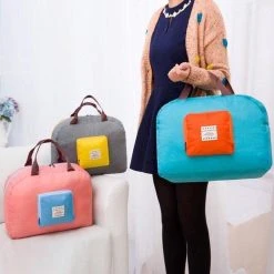 Opvouwbare Draagbare Reistas - Handtas - Schoudertas - Weekendtas - Dames - Heren - Duffle Bag - Roze -Bagage En Reistassen 1200x1200 2210