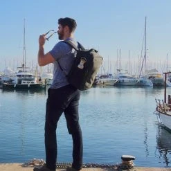 CabinMax Manhatten XL – Handbagage 20L – Rugzak Met USB Poort– Schooltas - 40x20x25 Cm – Compact Reistas – Lichtgewicht – Grijs/Zwart -Bagage En Reistassen 1200x1200 2236