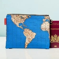 KIKKERLAND Reistas Wereldkaart L - Reistas Met Rits - Koffer Organiser - Vakantie -Bagage En Reistassen 1200x1200 2242