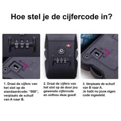 TRVLMORE Kofferriem Met TSA Cijfer Slot - Bagage Riem - Luggage Strap - Kofferband - Gesp - 180 Cm - 4 Stuks - Paars -Bagage En Reistassen 1200x1200 2250