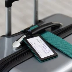 Navaris Kofferriem Met TSA Slot - Bagageriem Met Adreslabel En Cijferslot - Verstelbaar Tot 400 Cm - Groen -Bagage En Reistassen 1200x1200 2261
