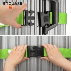 2 X Kofferriem - Bagage Band - Luggage Belt - Bagage Gordel - Met SlideLock En Adreslabel - Afstelbaar - 200cm X 5 Cm - Groen 12 2 X Kofferriem - Bagage Band - Luggage Belt - Bagage Gordel - Met SlideLock En Adreslabel - Afstelbaar - 200cm X 5 Cm - Groen -Bagage En Reistassen 1200x1200 2287