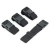 Kofferriem Bagageriem - Set Van 4 - Zwart