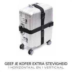 Kofferriem Bagageriem - Set Van 4 - Zwart -Bagage En Reistassen 1200x1200 2311
