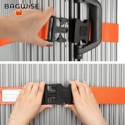 2 X Kofferriem - Bagage Band - Luggage Belt - Bagage Gordel - Met SlideLock En Adreslabel - Afstelbaar - 200cm X 5cm - Oranje 9 2 X Kofferriem - Bagage Band - Luggage Belt - Bagage Gordel - Met SlideLock En Adreslabel - Afstelbaar - 200cm X 5cm - Oranje -Bagage En Reistassen 1200x1200 2320