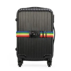 TRVLMORE 4 Pack Kofferriem Met TSA Cijfer Slot - Code Bagageriem – Kofferband Bagageband - Luggage Strap - 180 Cm - Regenboog -Bagage En Reistassen 1200x1200 2336