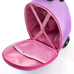 Kinderstep | Reiskoffer Met Wielen - FDBW - Koffer Kinderen | Paarse Eenhoorn | Step Met 3 Wielen - Bouncy Box 50 Kilo 40x20x25 Cm + Nekkussen Vliegtuig -Bagage En Reistassen 1200x1200 234