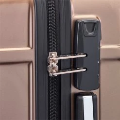 Tesla PC - Handbagage Koffer - 55x35x20 Cm - 4 Wielen - Goud -Bagage En Reistassen 1200x1200 260