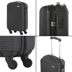 TravelZ Horizon Handbagagekoffer - 54cm Handbagage Trolley Met Gevoerde Binnenkant - Zwart 10 TravelZ Horizon Handbagagekoffer - 54cm Handbagage Trolley Met Gevoerde Binnenkant - Zwart -Bagage En Reistassen 1200x1200 263